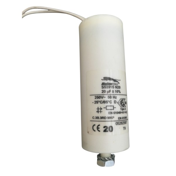 Condensador de corrección del factor de potencia Relco s53915 n20 250v 20mf